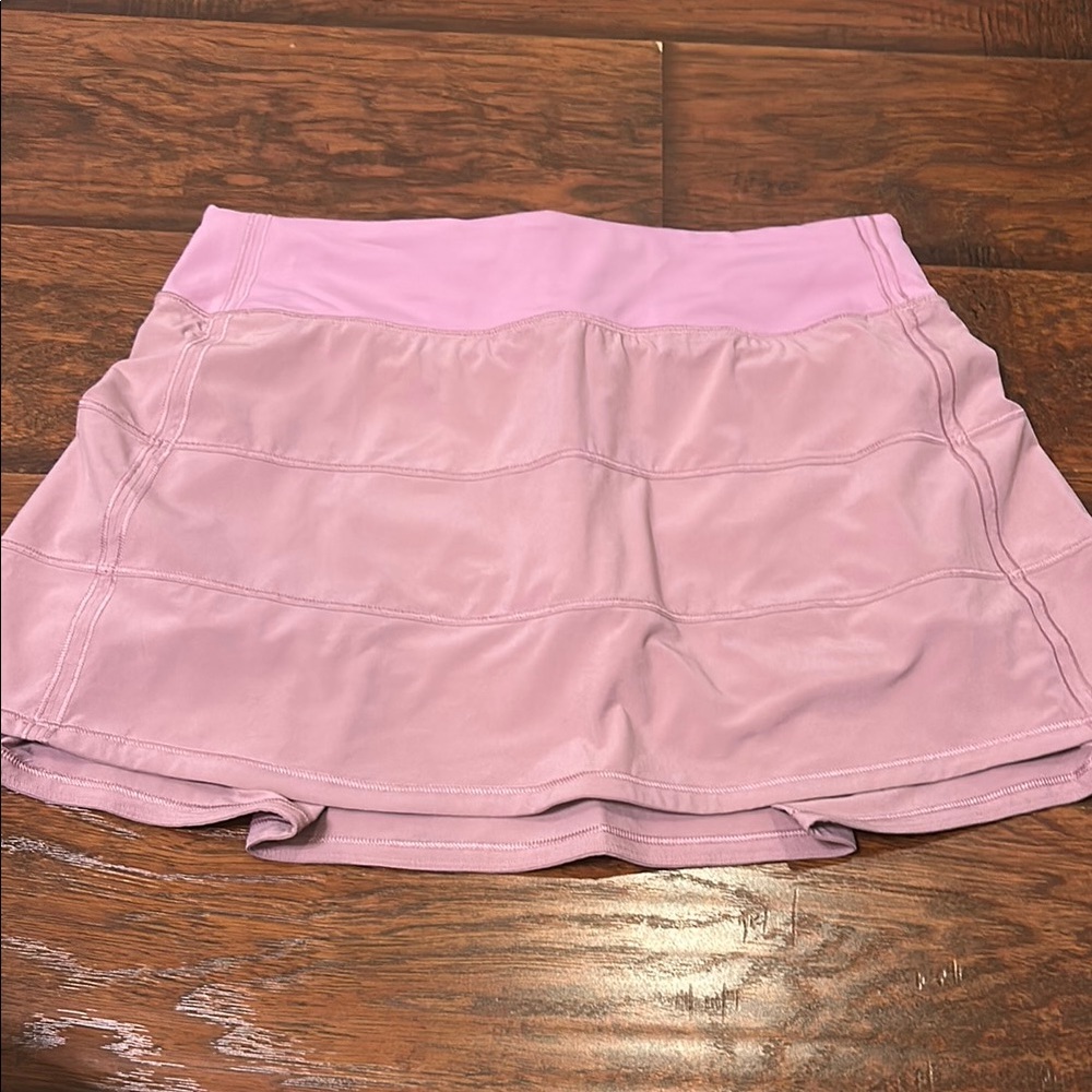 Lululemon Mauve Pace Rival Skirt 8 Tall